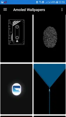 Amoled Wallpapers android App screenshot 0